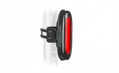 AUTHOR Světlo zad. A-Stake USB 40lm  (černá/čiré-sklo)
