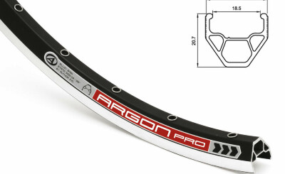 AUTHOR Ráfek ACO Argon Pro X7 CNC 559x19/ 32 (černá)