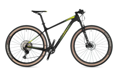 AUTHOR Magnum 29 2023 21" karbon-matná/žlutá-neon/zelená/černá MTB 29"kolo