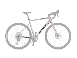 AUTHOR Rám+vidlice Aura XR7 2025 58 titan-matná/černá GP2025