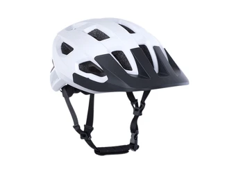 AUTHOR Přilba Vento InMold LED USB 58-61cm (stříbrná/bílá)