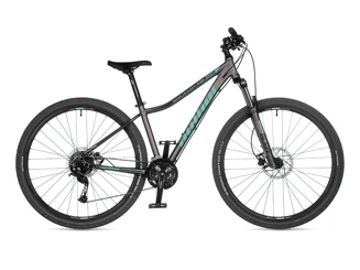 AUTHOR Solution 29 ASL 2023-24 18" stříbrná-matná/zelená dámské MTB 29"kolo