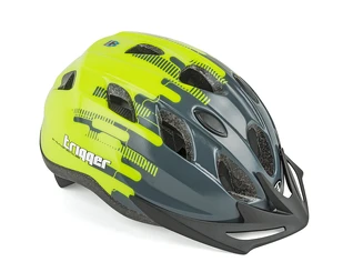 AUTHOR Přilba Trigger Inmold 52-56cm (175 šedá/žlutá-neonová)