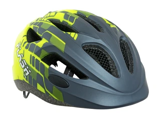 AUTHOR Přilba Flash LED Inmold X8 51-55cm (171 šedá/žlutá-neonová-matná)