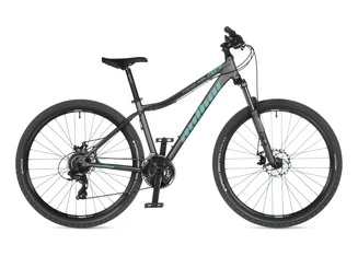 AUTHOR Rival 27,5 ASL 2023-24 16" stříbrná-matná/zelená dámské MTB 27,5"kolo