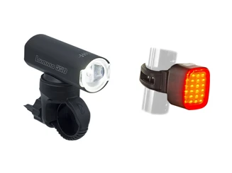 AUTHOR Světlo sada LUMINA 550 lm USB Alloy / Cubus USB CobLed 50 lm  (černá)