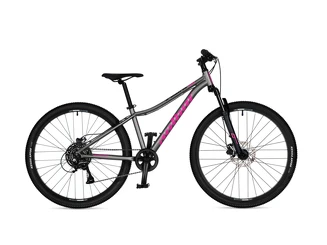 AUTHOR A-Matrix 26D 2026 13,5" stříbrná/růžová dětské 26"kolo