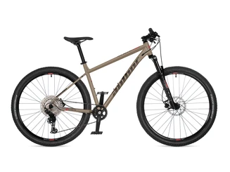 AUTHOR Kinetic 2026 17" titanium-matná/černá/červená MTB 29"kolo