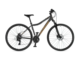 AUTHOR Horizon ASL 2026 19" šedá-matná/černá/zlatá dámské krosové ASL kolo