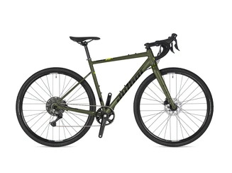 AUTHOR Aura XR3 2026 50 zelenozlatá-matná/černá/limeta Gravel kolo